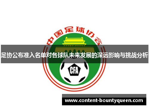 足协公布准入名单对各球队未来发展的深远影响与挑战分析